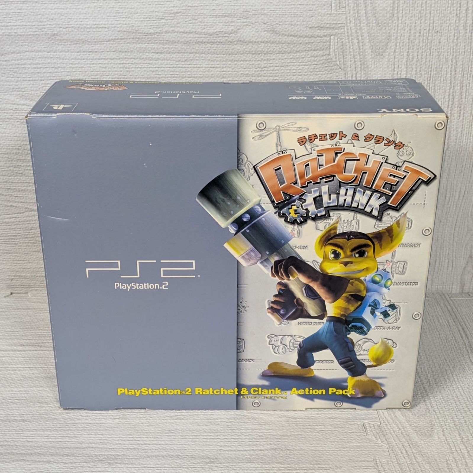 PS2 SCPH-39000 TB ラチェット＆クランク トイズブルー アクションパック UP786_INFO