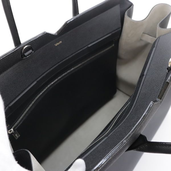 広尾店】美品 ヴァレクストラ VALEXTRA 2ハンドル ミラノバッグ マキシ  