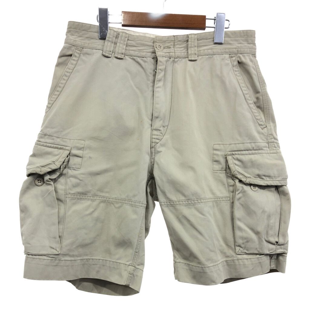 Polo by Ralph Lauren ポロ ラルフローレン チノ カーゴ ショートパンツ ベージュ メンズ W32 古着 T8824