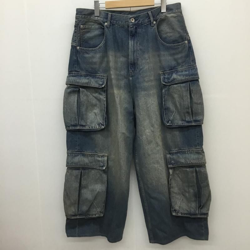BEAMS ビームス パンツ ワークパンツ、ペインターパンツ FUTURE ARCHIVE   DENIM CARDO PANTS バギーシルエット