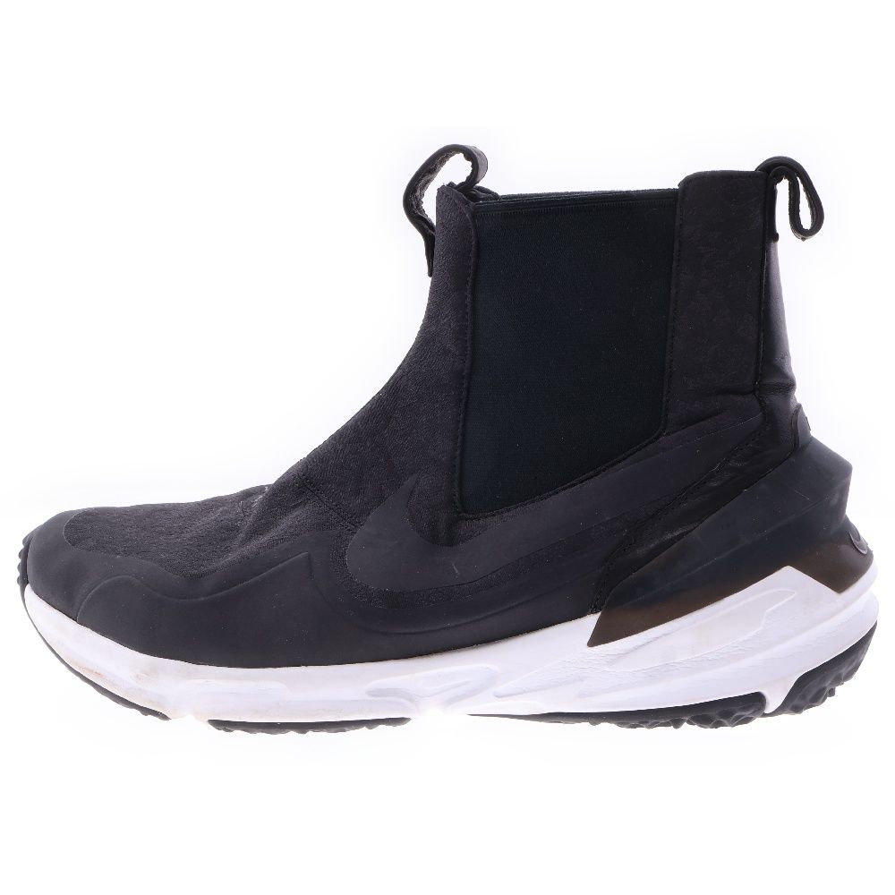 NIKE (ナイキ) ×RICCARDO TISCI AIR ZOOM LEGEND 908458-001 リカルド・ティッシ エアズーム サイドゴアハイカットスニーカー US10.5/28.5cm ブラック