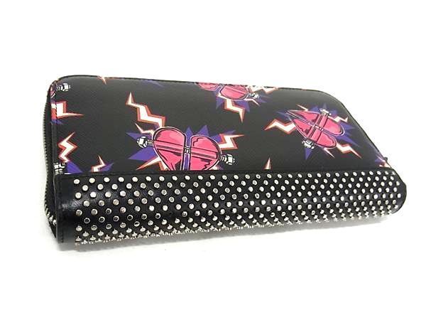 【美品】PRADA プラダ 長財布 サフィアーノレザー □極美品□ PRADA プラダ フランケンハート サフィアーノレザー