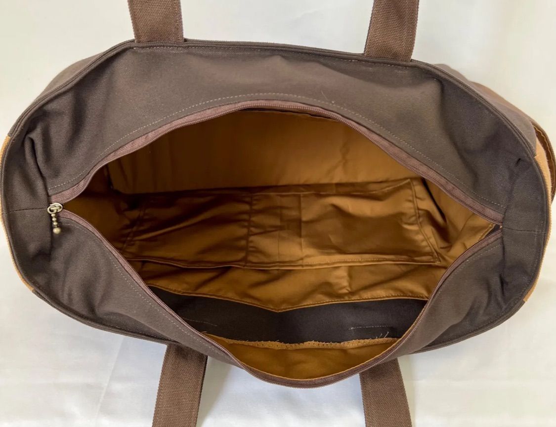 サイドポケット 大きめトートバッグ