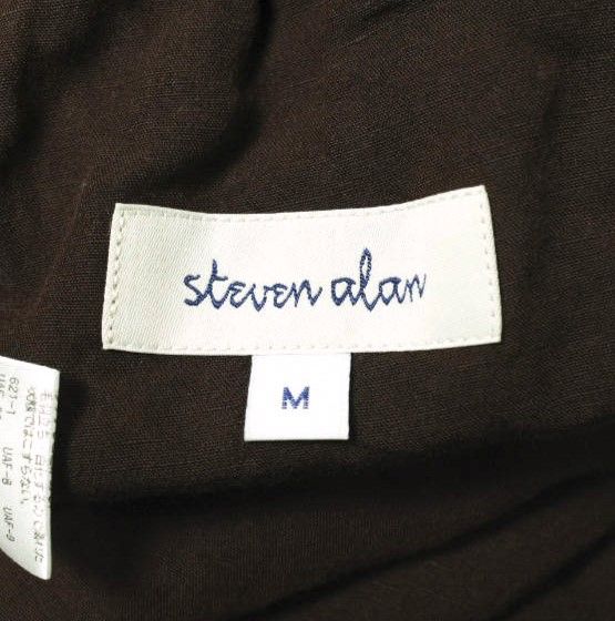 Steven Alan スティーブンアラン TUCK MAHARAJA PANTS タックマハラジャパンツ 8214-162-0367 M BROWN イージー ボトムス g17777