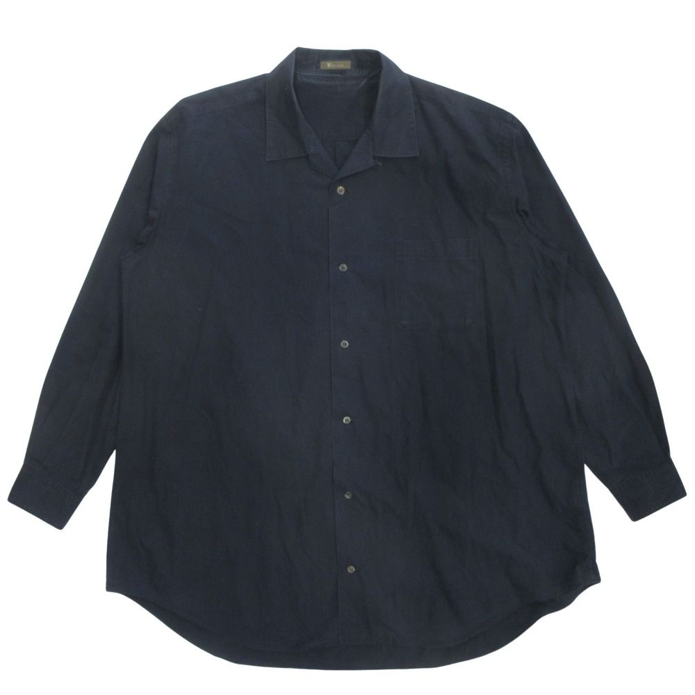 Y’s ワイズ ヨウジヤマモト 長袖 シャツ ブラウス 抜染 グラデーション Y's for men ワイズフォーメン ヨウジヤマモト ロング ワイド