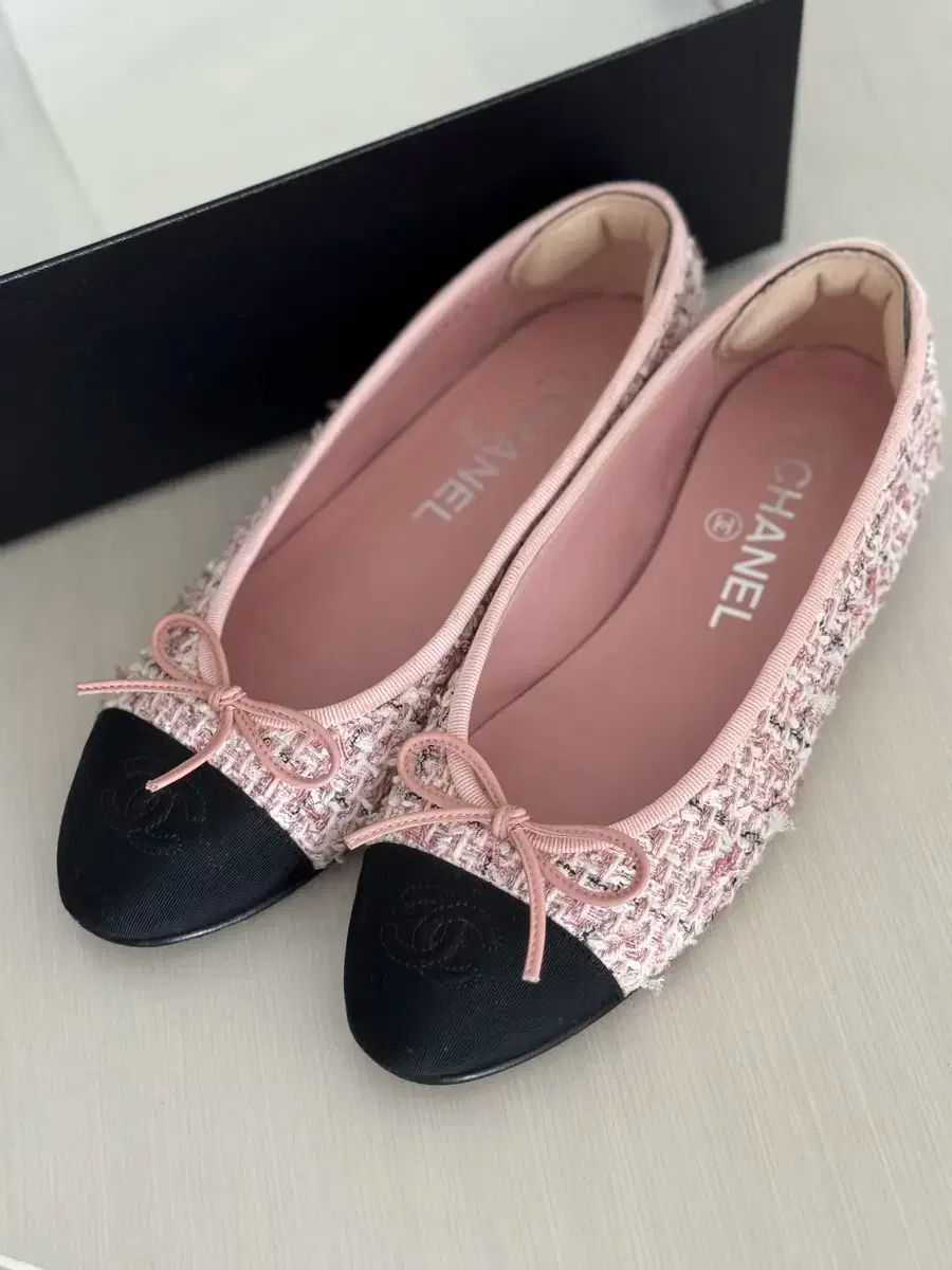 【SAY様】CHANEL バレリーナ ツイード ピンク 34 季節のおすすめ商品 SAY様】CHANEL バレリーナ レディース 34