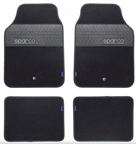 SPARCO CORSA スパルココルサ フロアマット 4枚セット ブラック SPC1909BK_J BRIGHTFACE_UK