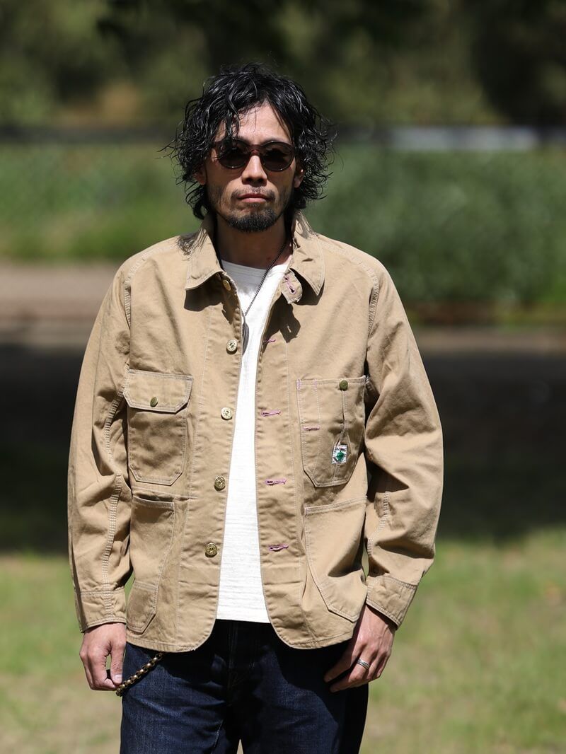TCB jeans TCBジーンズ Cat Head Jacket Khaki Drill キャット