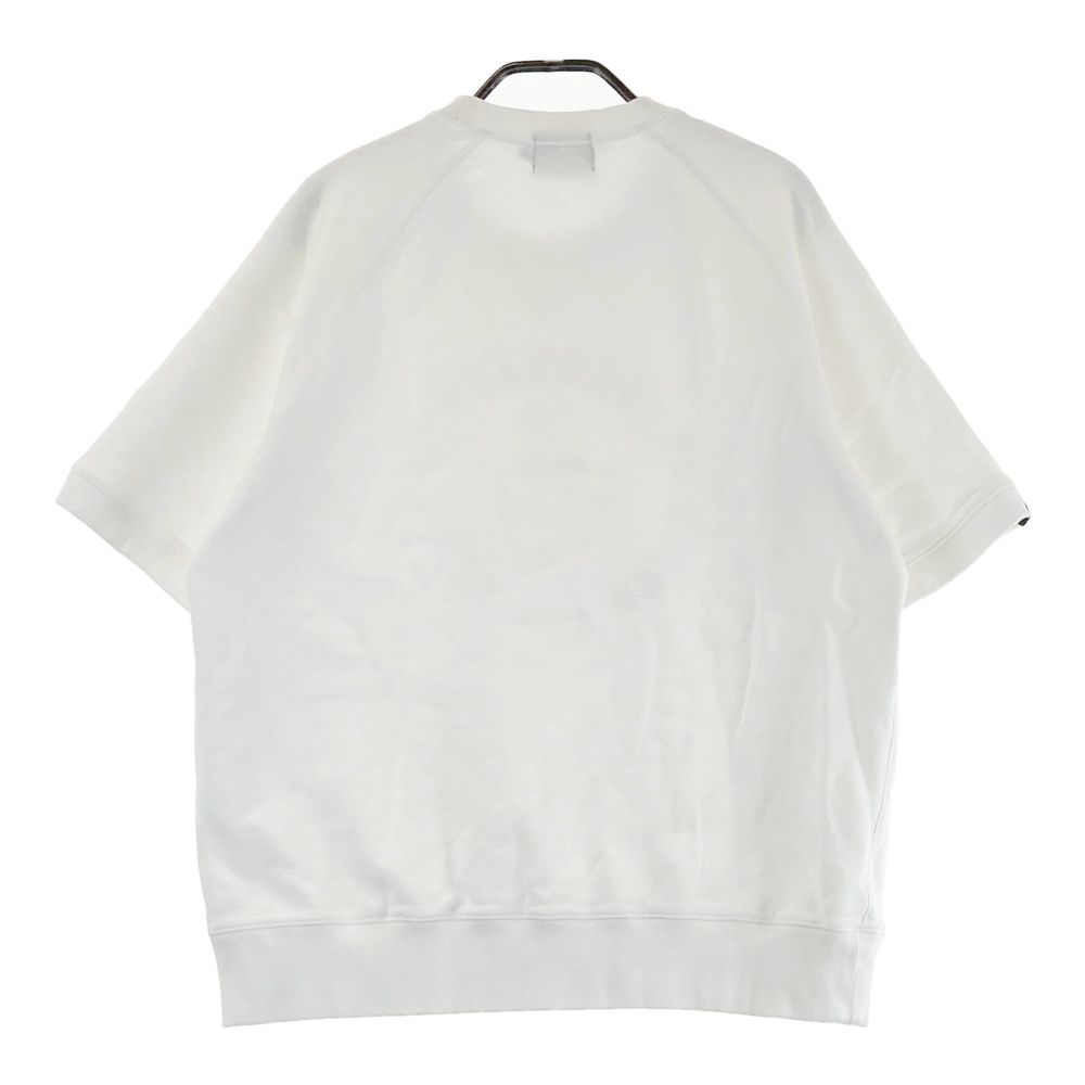 サイズ M ROUGH-SWELL ラフアンドスウェル モデル 半袖スウェットトレーナー プルオーバー ホワイト系 240101522174 ゴルフウェア メンズ ストスト