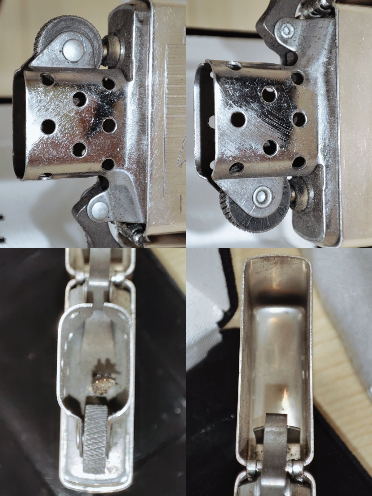 ZIPPO STERLING 2014年製造 ロゴ 中古 火花確認済 ジッポー 
