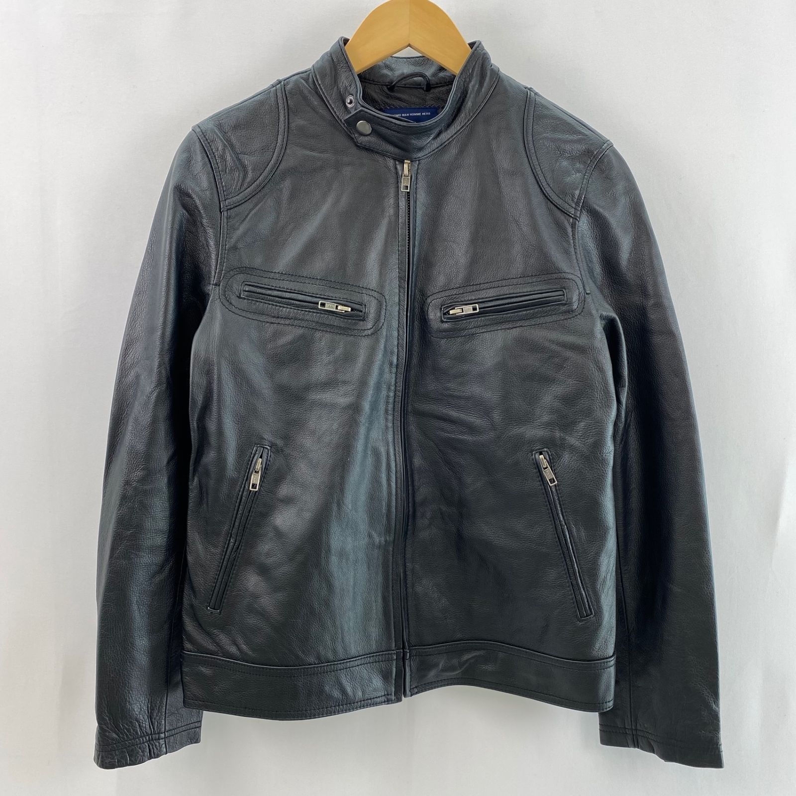 BOLINI ボリーニ シングルライダース ジャケット カウハイド 44 BOLINI ボリーニ シングルライダース ジャケット カウハイド 44