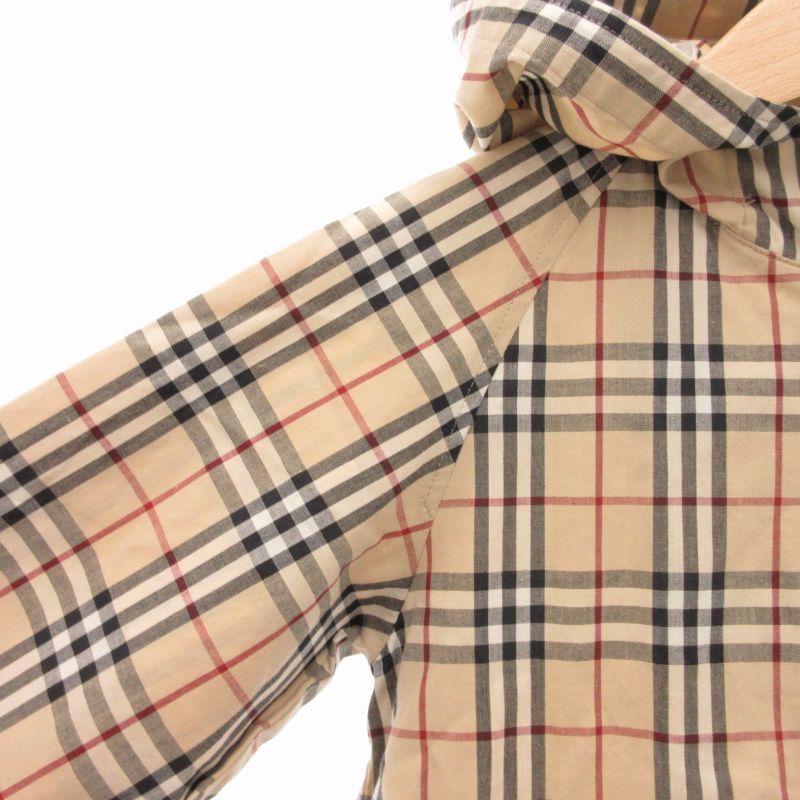 【美品】バーバリー　モッズコート　ダウンライナー　ノバチェック　M ベージュ BURBERRY - 美品 激レア BURBERRY 金タグ B柄 ノバチェック モッズ