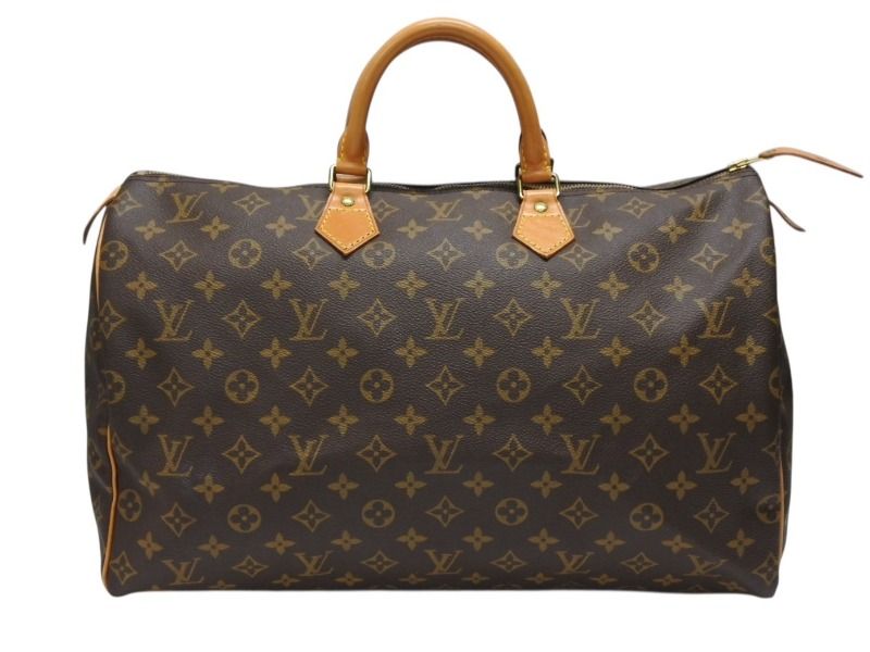 LOUIS VUITTON ルイヴィトン スピーディ40 ハンドバッグ ボストンバッグ M41106 ブラウン ゴールド金具 4b007878