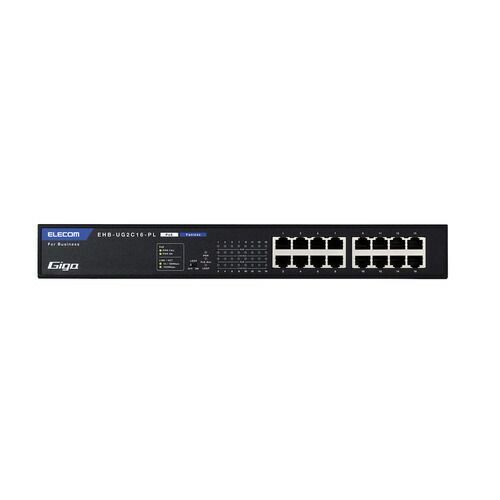 ＰｏＥ対応スイッチングハブ １６ポートEHB-UG2C16-PL