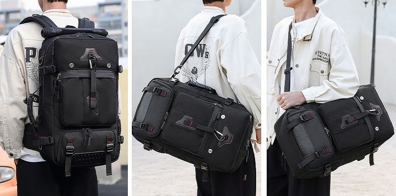 60L】大容量 バックパック ビジネスリュック 節約 スクエア型 60L 多