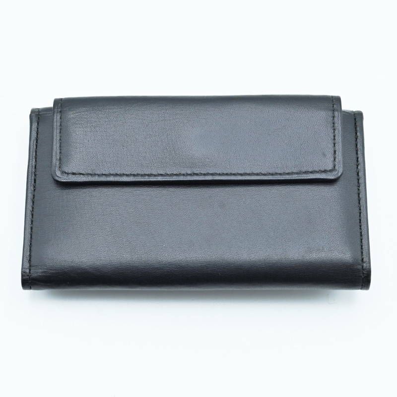 SAINT LAURENT ブラックレザーキーケース/コインケース 【公式通販】