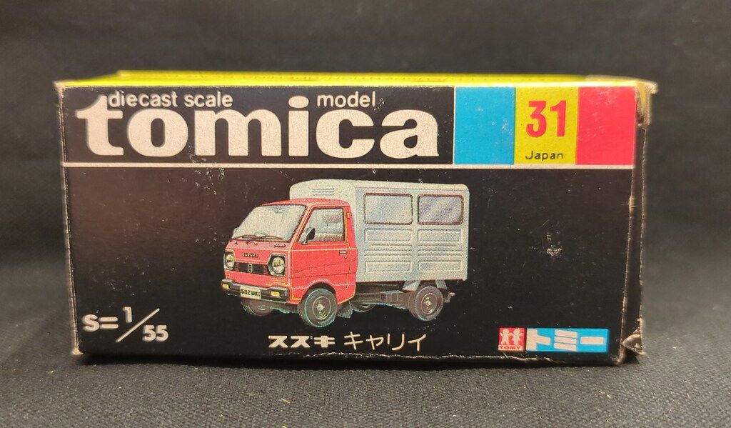 黒箱トミカ　日本製　スズキ　キャリイ TOMY (トミー) トミカ 1/55 スズキ キャリィ ラーメン屋 黒箱