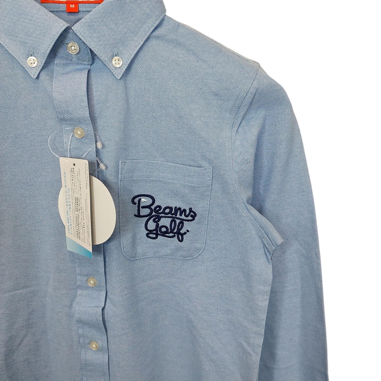 BEAMS GOLF ビームス ゴルフ ロゴ 長袖 シャツ 83-12-0025-684 M