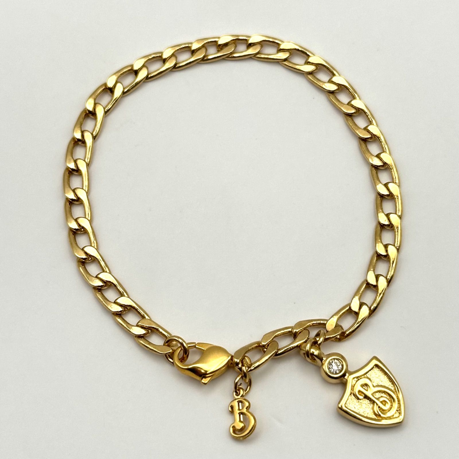 美品　バーバリーズ　ブレスレット　ラインストーン　ヴィンテージ　ゴールド 美品 バーバリーズ ブレスレット ラインストーン ヴィンテージ