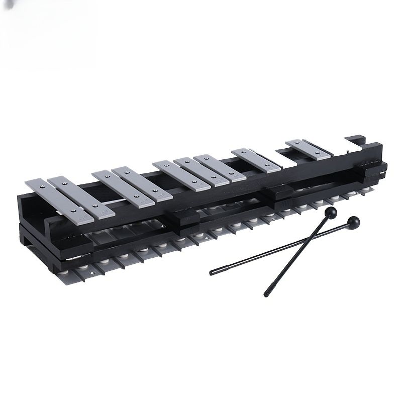 2本のマレットとキャリングバッグ付きのリコーダー 成人向けの音楽教育に最適で 30個の折りたたみ なノートを備え 打楽器です