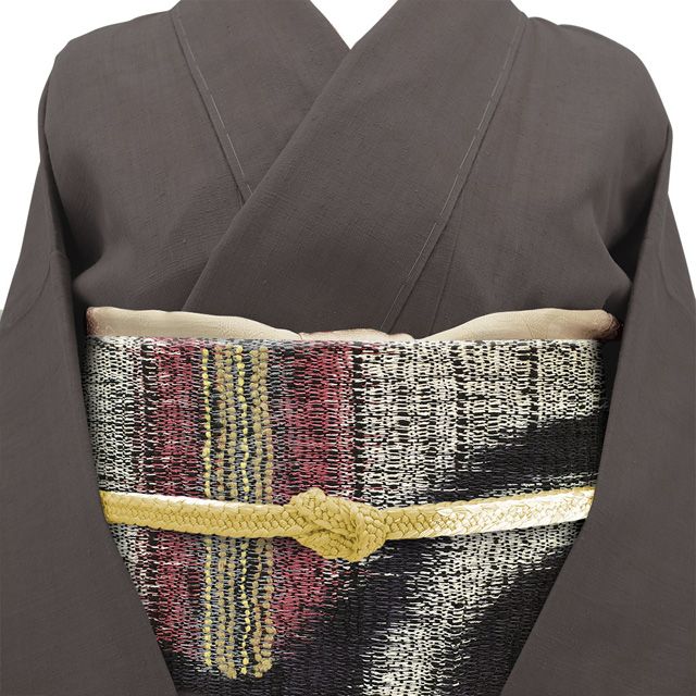 紬の名古屋帯 手織り 未使用品 逸品！ 新古品】 名古屋帯 開き仕立て 紬 八寸 正絹 米沢 米澤 手織り