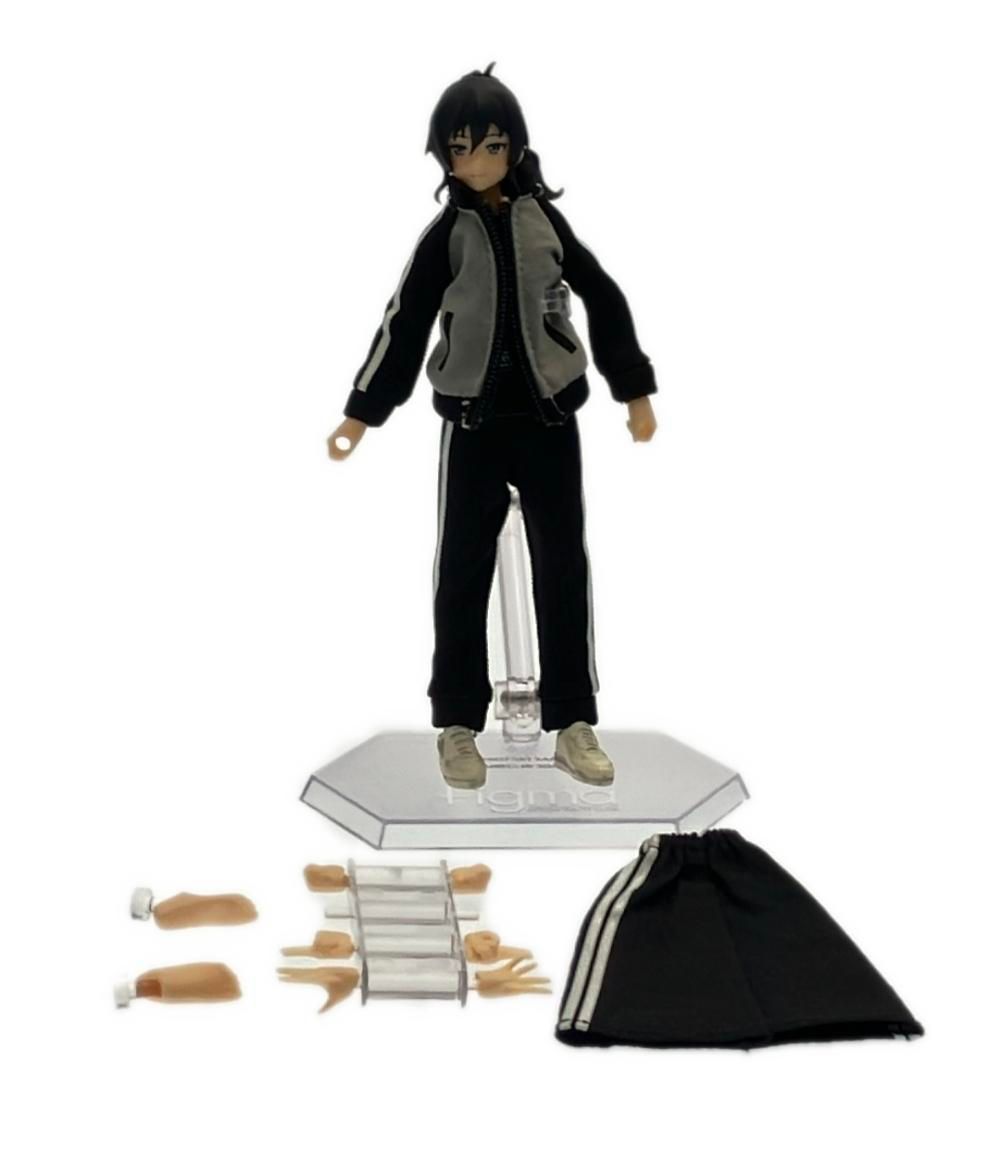 美品 figma フィギュア 女性body（マコト） with ジャージ セットアップ+ジャージスカートコーデ マックスファクトリー