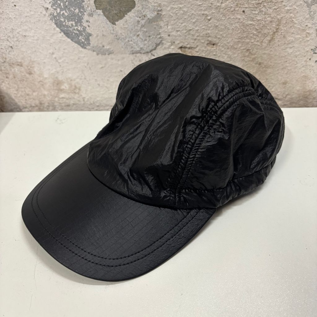 OUR LEGACY ナイロン　ベースボールキャップ ブラック Our Legacy - Ballcap Black Wax Neo Nylon