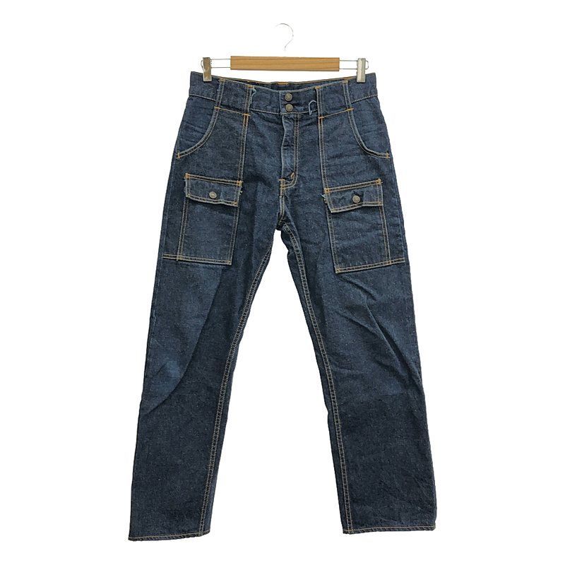 TCB JEANS / ティーシービージーンズ | ブッシュポケット セルビッチ デニムパンツ | 32 | インディゴ | メンズ