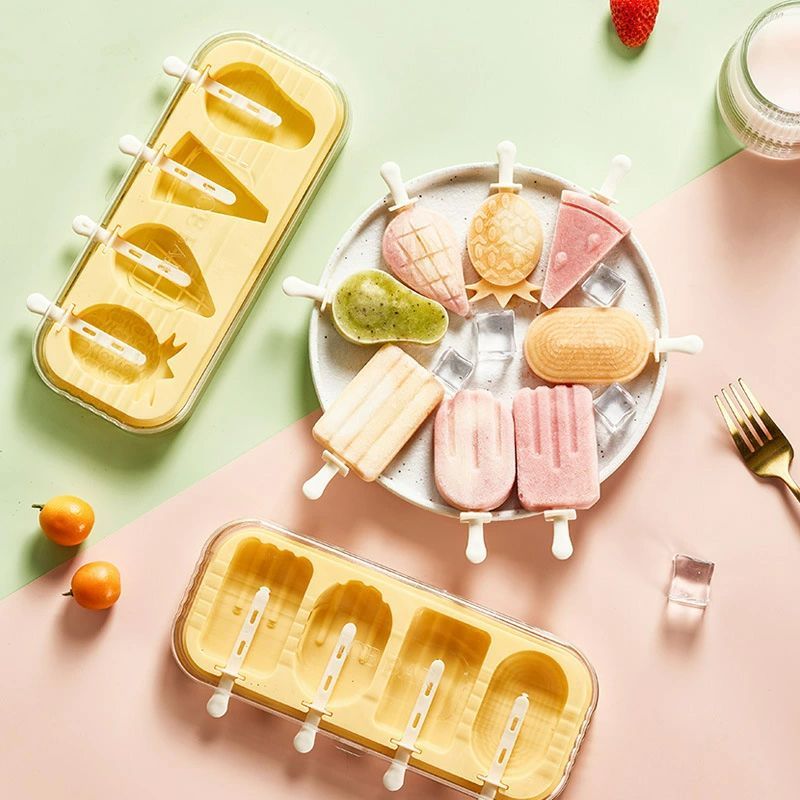 アイスキャンディーメーカー 製氷皿 シリコン かわいい 食品用