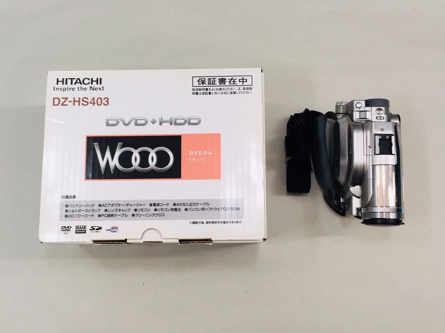 小牧店】日立 DVD+HDDビデオカメラ DZ-HS403【406-0492】 - お宝市番館