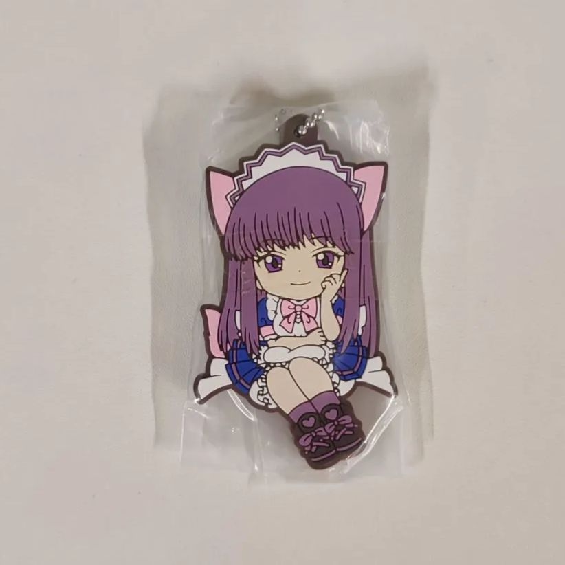 東京ミュウミュウ　当時品　ラバーキーホルダー　藤原ざくろ 藤原 ざくろ】東京ミュウミュウ にゅー(はーと) カプセルラバー