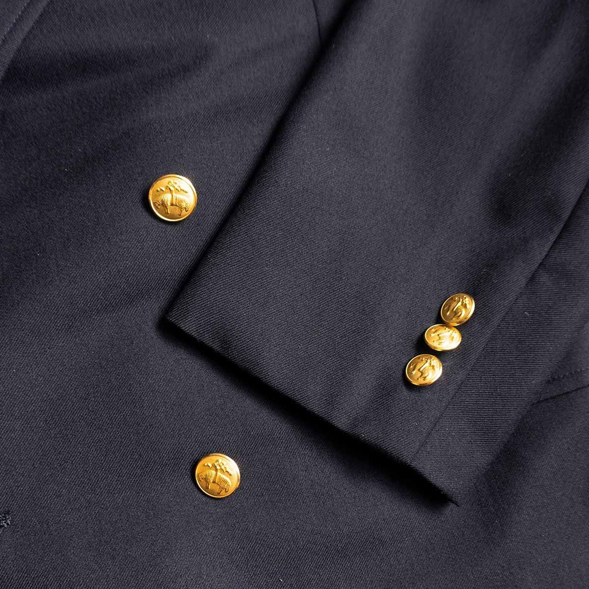 極美品　ブルックスブラザーズ　ダブルテーラードジャケット　紺ブレザー　金ボタン 極美品】ブルックスブラザーズ テーラードジャケット 金ボタン
