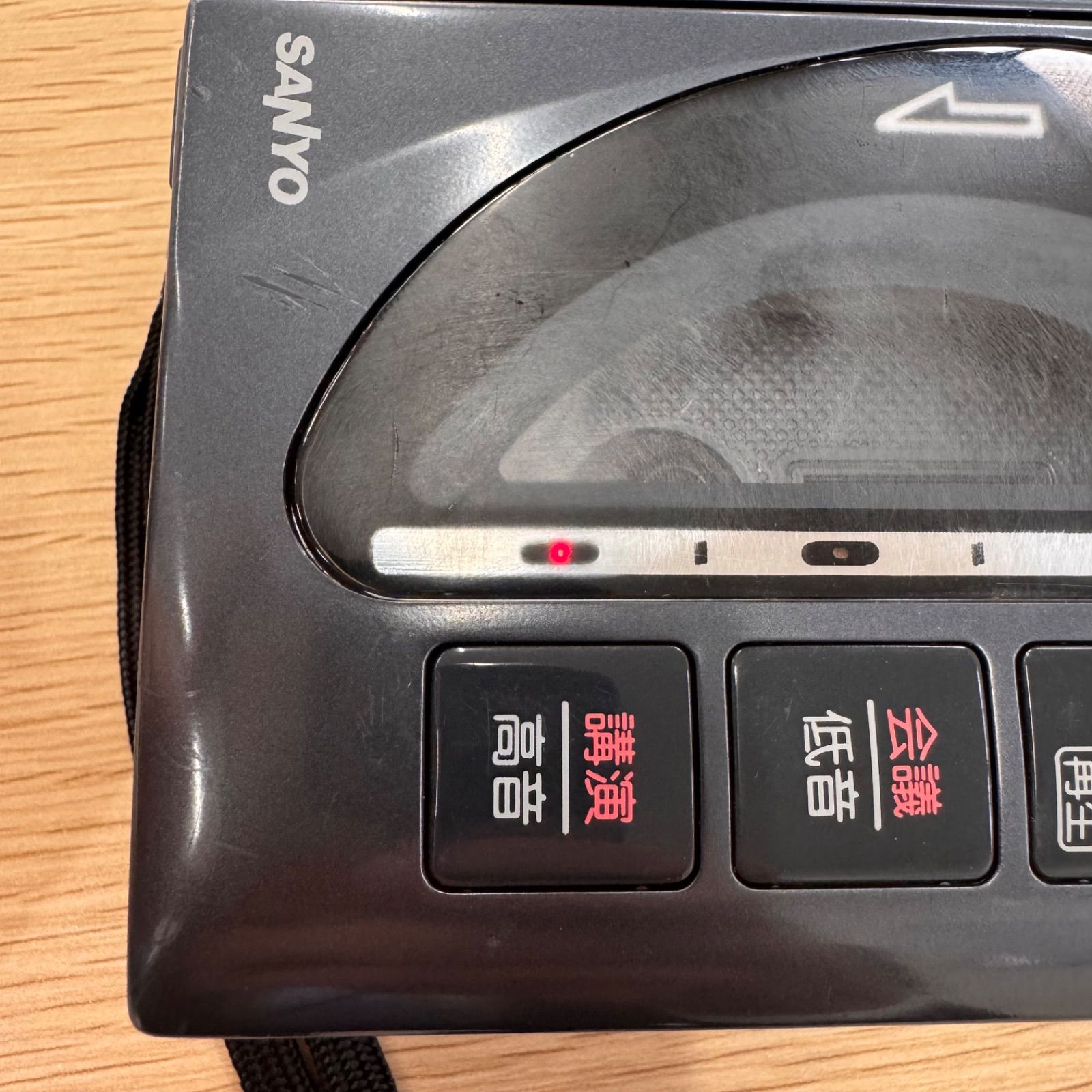 ジャンク・通電確認済】SANYO MR-57(K) カセットテープ