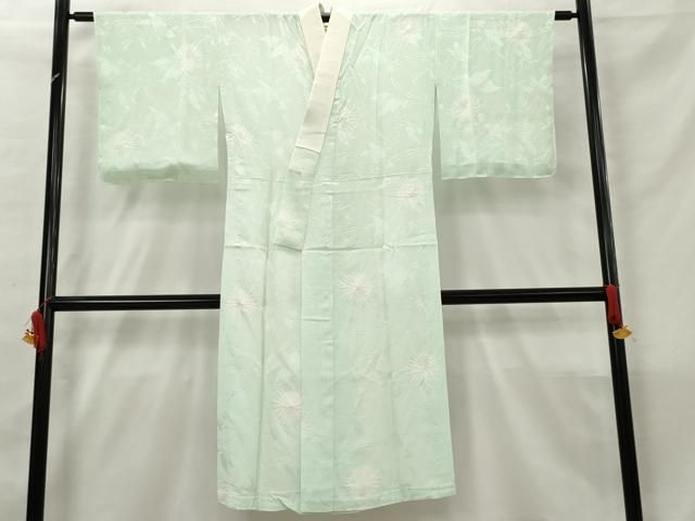 平和屋着物□上質な長襦袢 絞り 無双仕立て 舞花地紋 逸品 DAAE8994cm