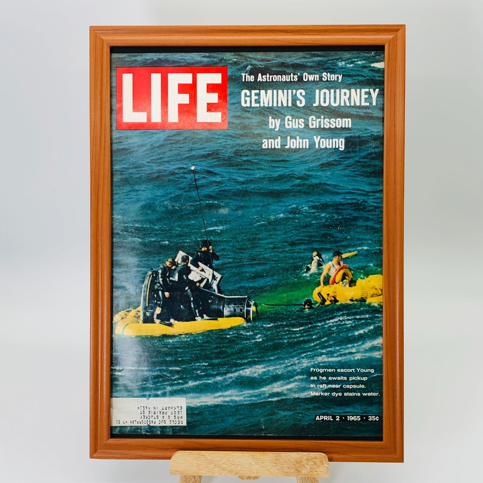 ビンテージ 広告 ポスター 『 LIFE 記事 60' 』 1960's ※当時物 アメリカ 輸入雑貨 ヴィンテージ フレーム付 アドバタイジング  レトロ .( AZ1124 ) - メルカリ