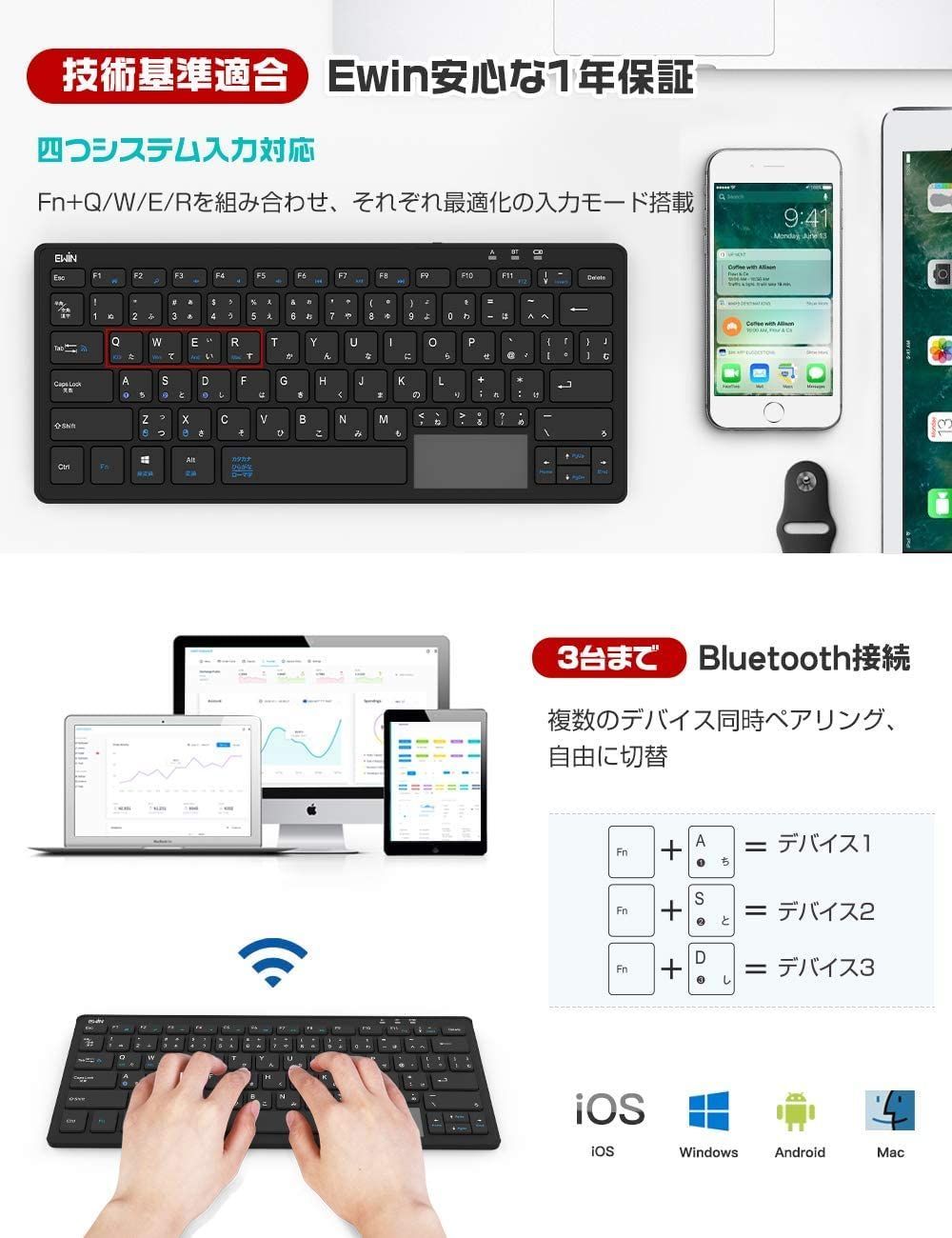 XXS-002 日本語説明書 各OSに対応 Windows Mac Android iOS 省エネ 