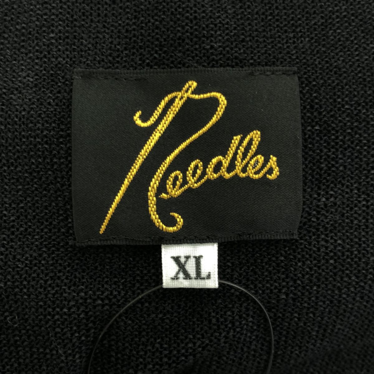 Needles ニードルズ サイズXL V Neck Cardigan Poly Mesh MR325 Vネック カーディガン メッシュ BLK ブラック 黒 メンズ Needles ニードルズ サイズXL V Neck Cardigan Poly Mesh MR325 V