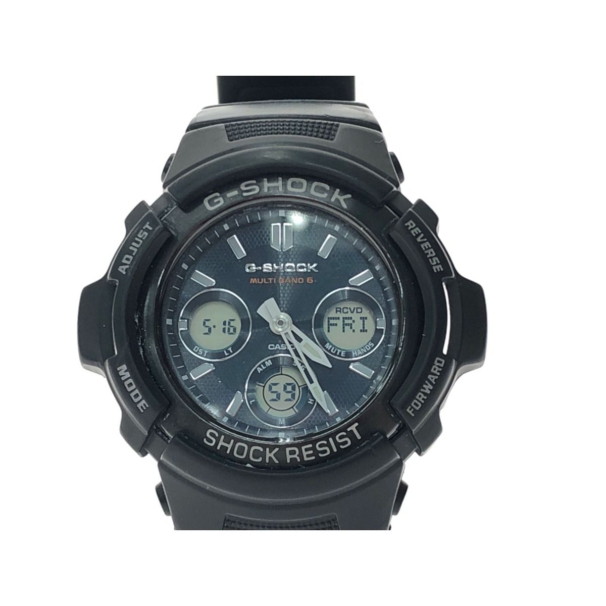 CASIO カシオ メンズ 腕時計 デジアナウォッチ 電波ソーラー G-SHOCK AWG-M100SB