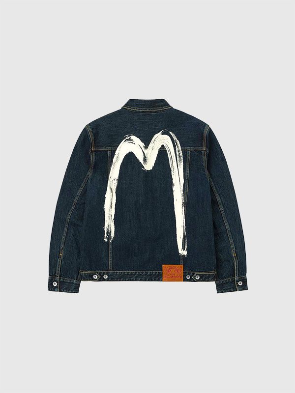 EVISUエヴィス　デニムピーコート EVISU エヴィス hidehiko yamane 山根英彦 COPENHAGEN COAT