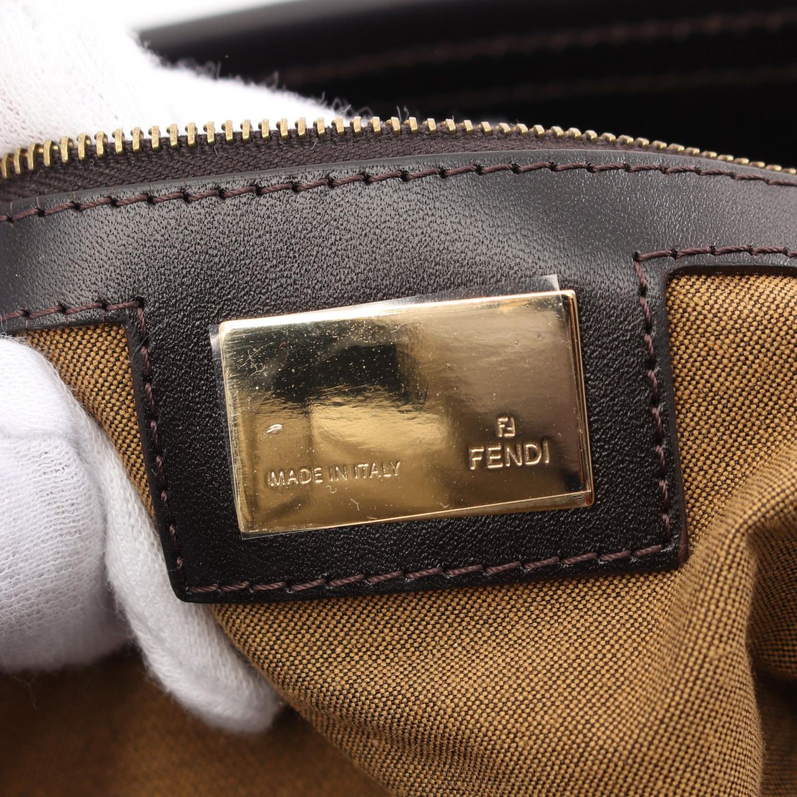 フェンディ FENDI カードケース FFダイヤモンド ジップカードケース  