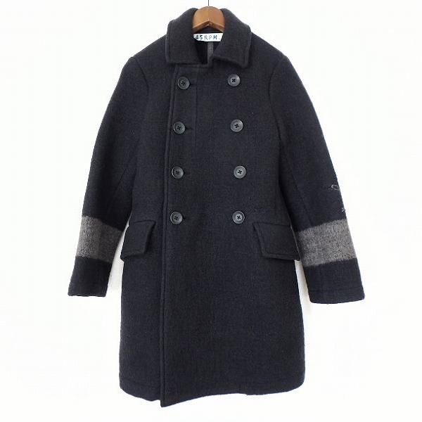 45rpm ダッフルコート　グレー　フォーティファイブアールピーエム wnc フォーティファイブアールピーエム 45rpm.& コート 1 グレー系