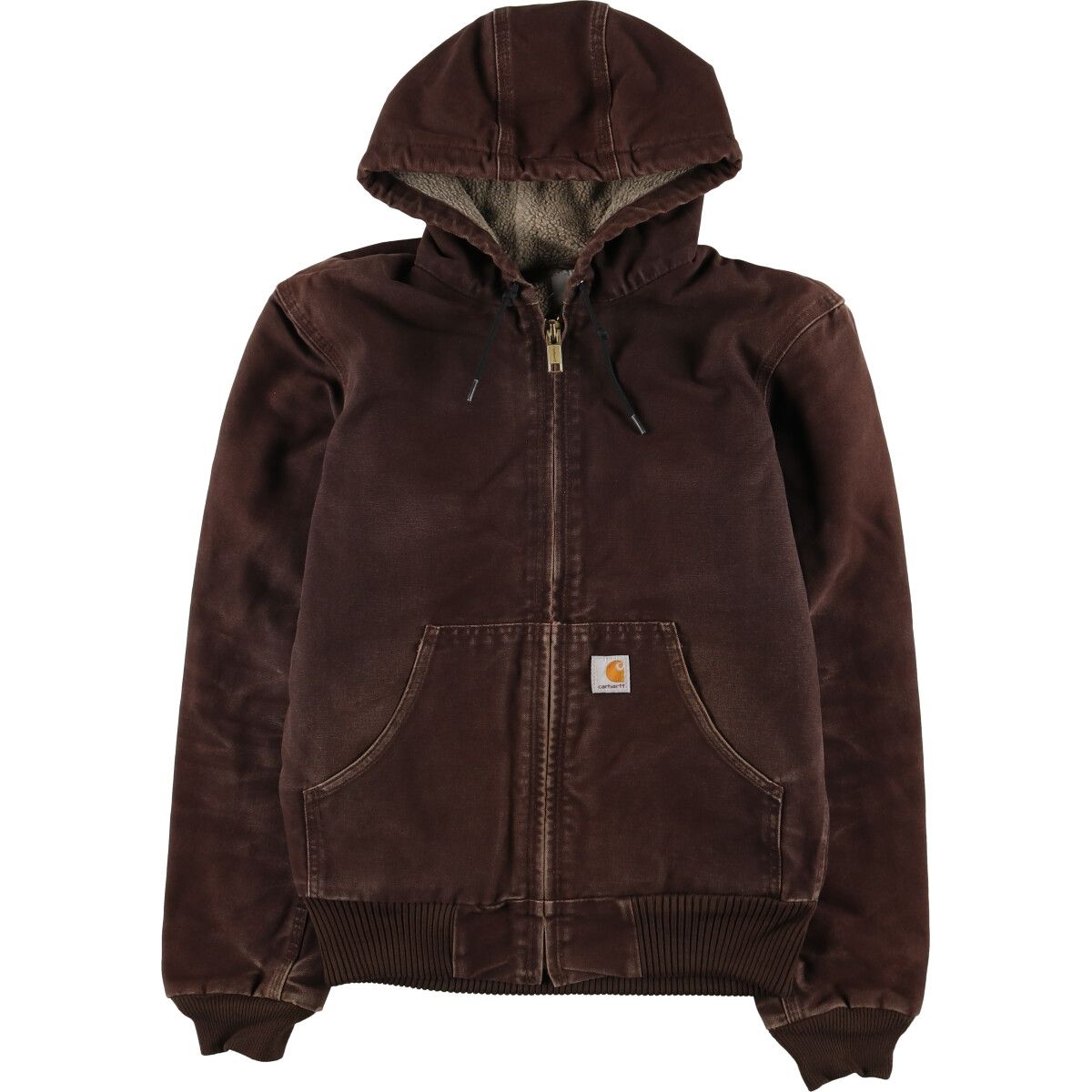 古着 カーハート Carhartt アクティブジャケット ダックフルジップパーカー メンズM相当/evb009397