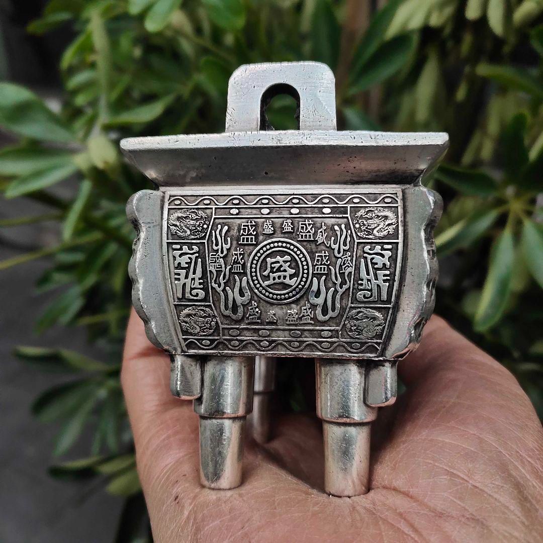 銅器 盛鼎炉 四方鼎 龍鼎薫香炉 装飾品 工芸品 置物 - メルカリ