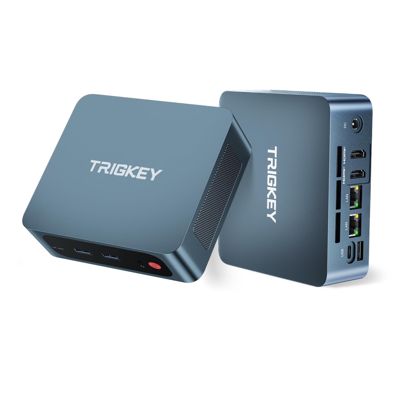 TRIGKEY Green G5 TRIGKEY 小型PC 装備11 Pro 最大3.4GHz OS 16GB プロセッサー DDR5 500GB N100 M.2 NVME SSD インテル第12世代 2TBの拡張をサポートする 4K@60Hz LAN 2画