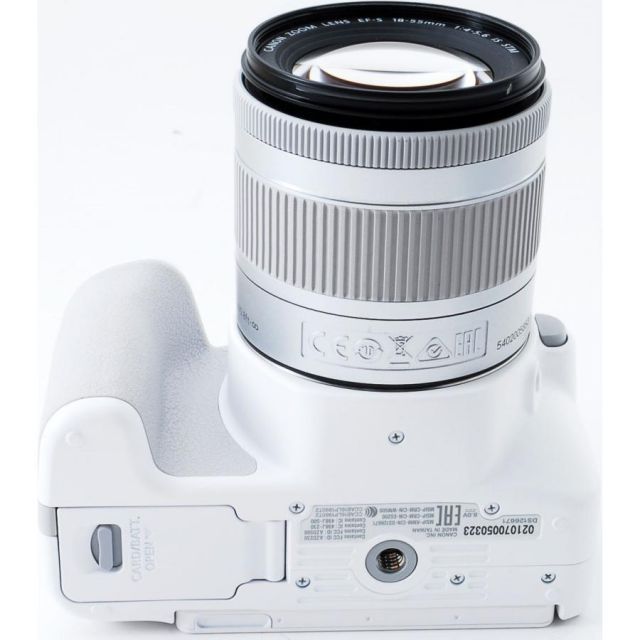キヤノン デジタル一眼 CANON EOS Kiss X9 レンズキット ホワイト 中古 
