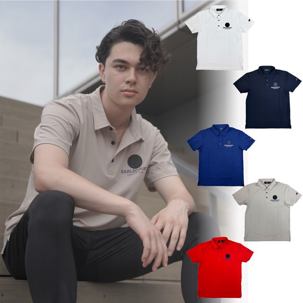 EarlsCourt アールズコート ゴルフウェア ロゴポロシャツ LOGO