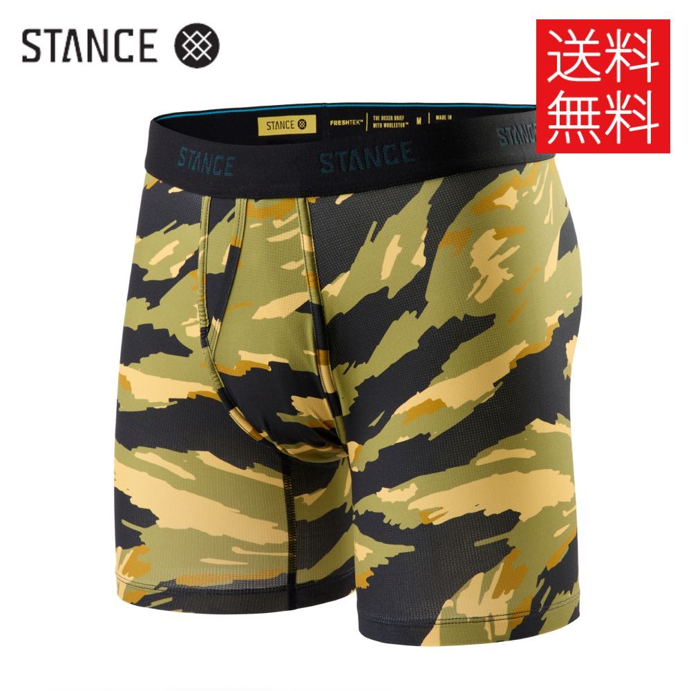【送料無料】STANCE TIGER CAMO WHOLESTER ボクサーブリーフ パンツ アンダーウェア カモフラ 下着 総柄 迷彩 BOXER BRIEF スタンス