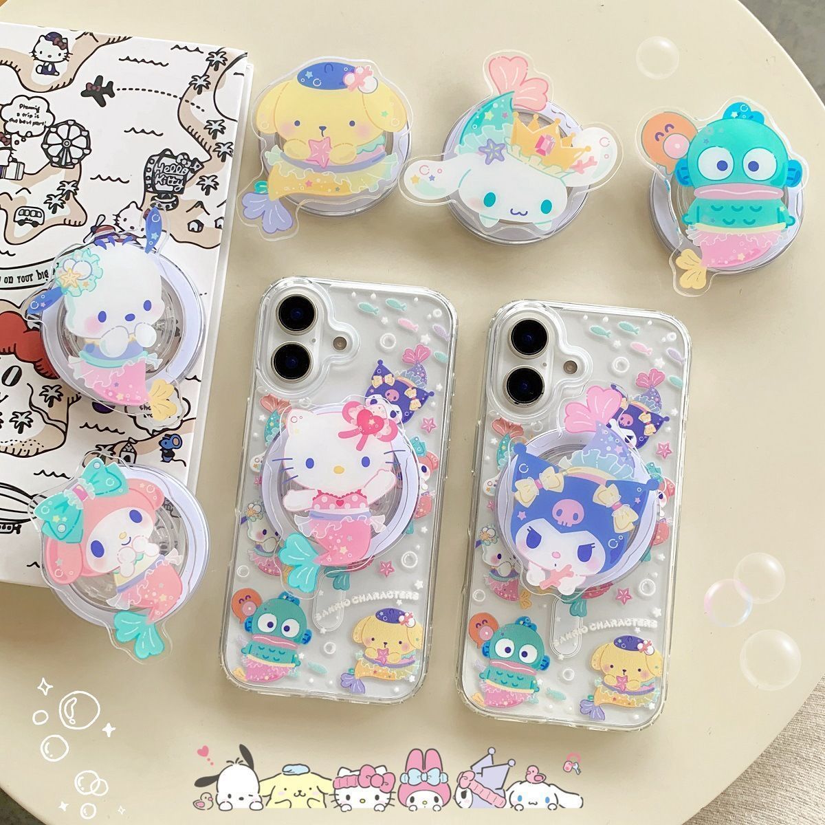 iphone16plusケース hellokitty iphoneケース クリアケース iphone15plusケース スマホケース リング付き MagSafe対応 iphone14ケース iPhone13ミニケース iPhone12ケース