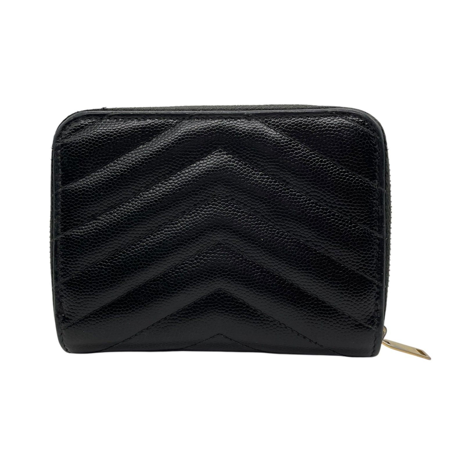 サンローランパリ コンパクトウォレット 折り財布 黒 YSL
