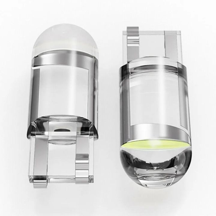 T10|T16 LED ホワイトランプ純正サイズバルブ 12V 省電力 2個COB ホワイト色 純正品からそのまま交換